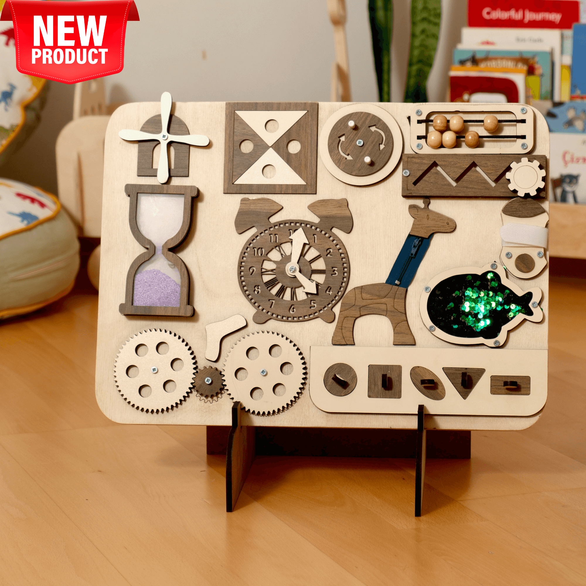 Wooden Busy Board