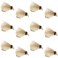 Bead Head LaFontaine Tan Deep Sparkle Caddis Pupa - 12 Flies Size 14