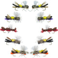 Basics Collection - Parachute Chernobyl Ant Assortment - 10 Flies Size 10