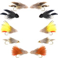 Basics Collection - Muddler Minnow Streamers - 10 Flies - Size 4 and 6