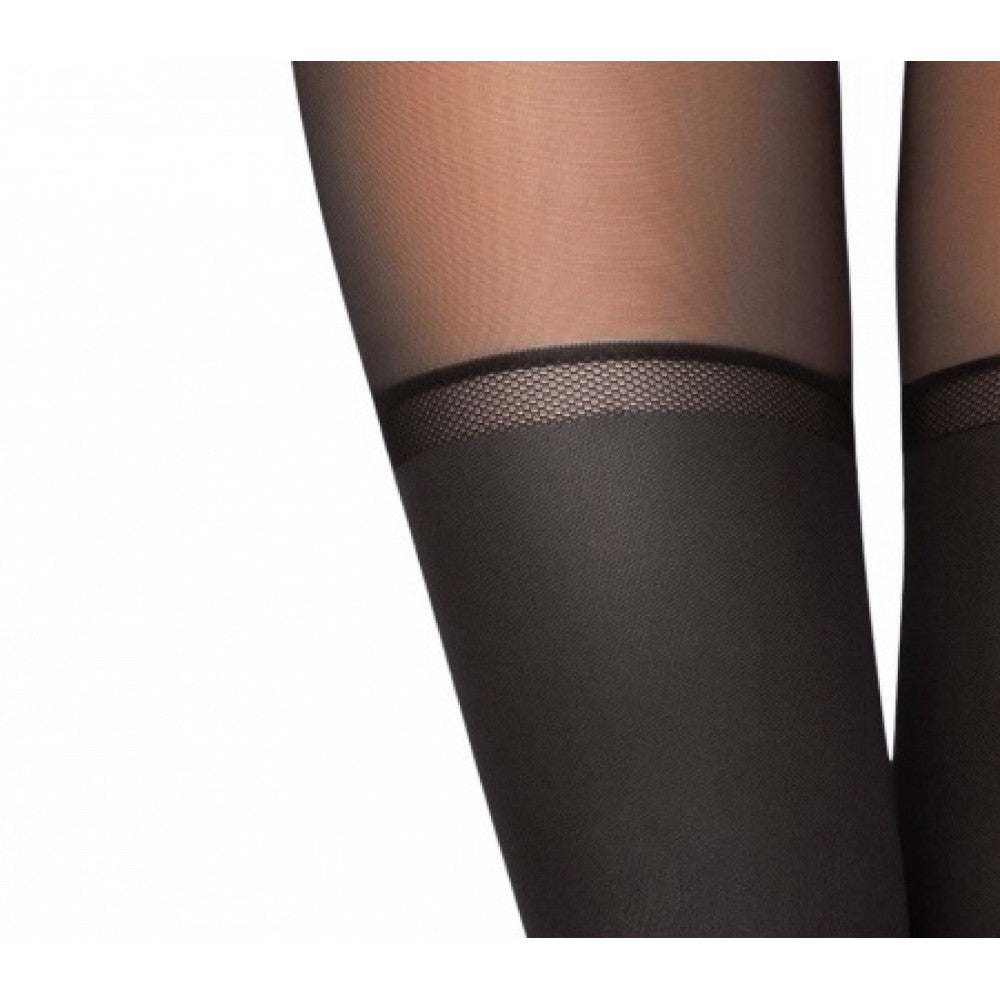 Conte Chance 50 Den - Fantasy Opaque Women's Tights with Imitation Golfs (16S-136SP)