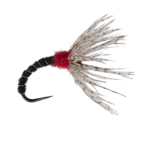 3 Pack Black Zebra Sakasa Kebari - Tenkara Flies - Size 12