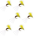 CDC Pale Morning Dun Emerger PMD Fishing Fly - 6 Flies Size 16