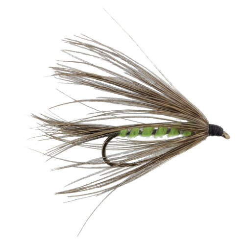 3 Pack Carey Special Soft Hackle Grouse and Bright Green Wet Fly - Hook Size 10