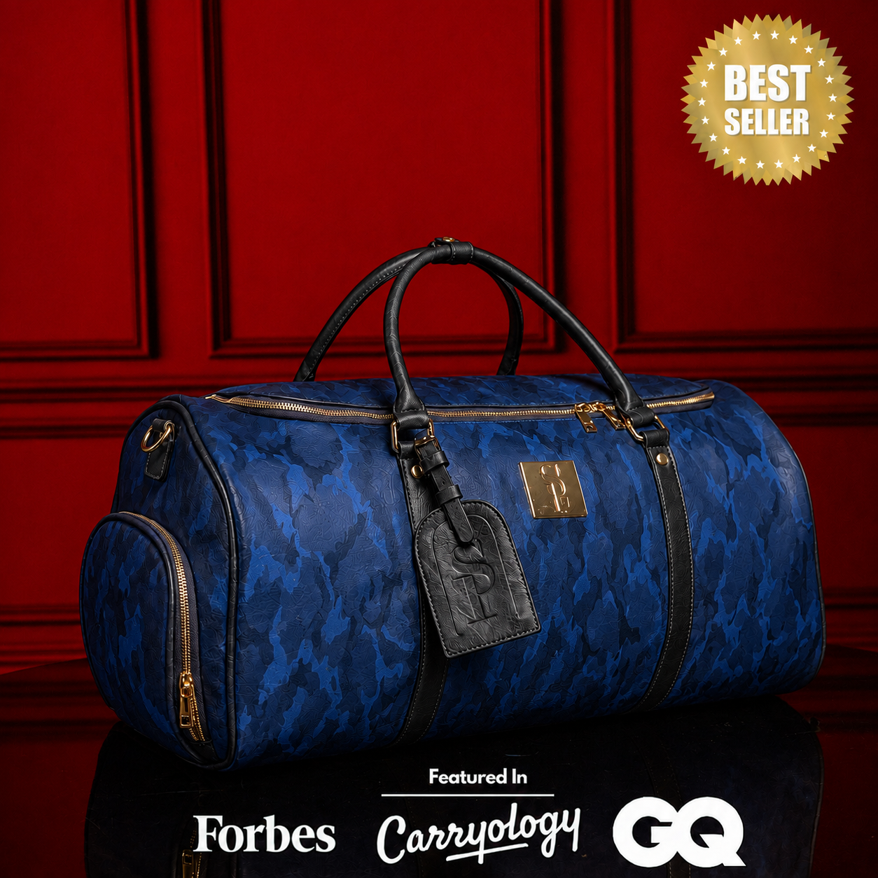 Blue Camo Weekender Duffle Bag (FLASH SALE)