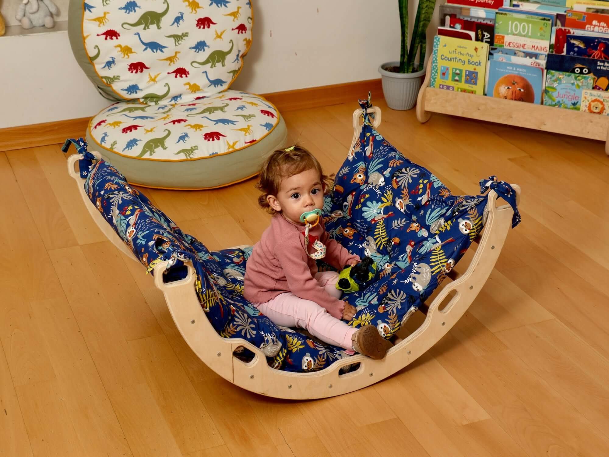 Climbing Arch/Rocker with Pillow & Ramp / Medium Size