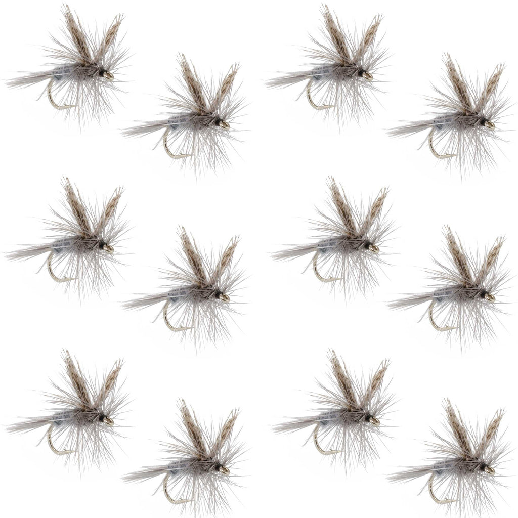 Dark Hendrickson Classic Dry Fly - 12 Flies Size 14