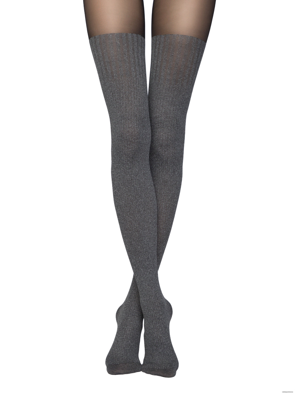 Conte Demi 50 Den - Fantasy Opaque Women's Tights with Imitation Mélange Golfs (13S-71SP)