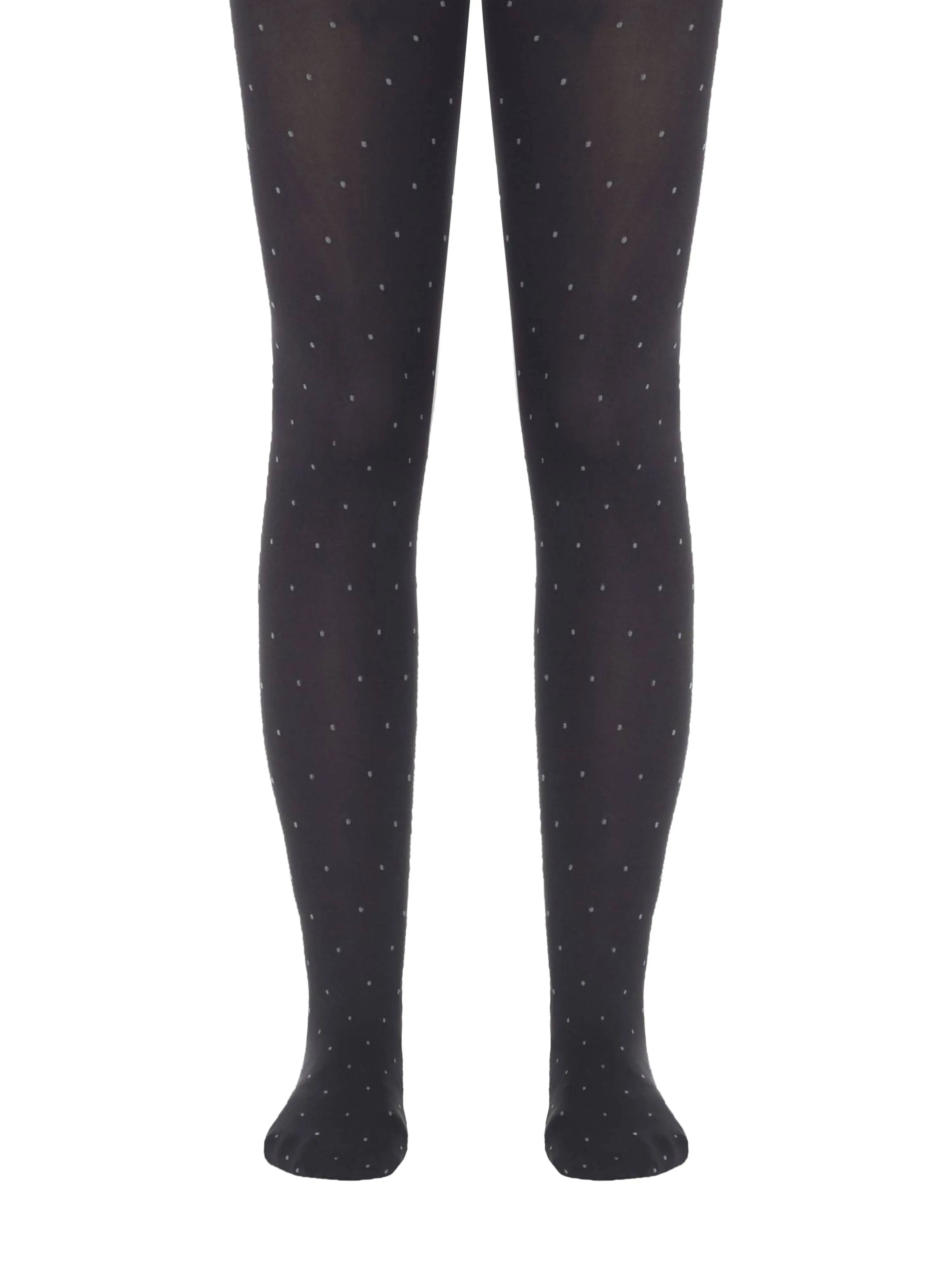 Conte Nadin 50 Den - Fantasy Dense Tights for Girls with a "small silver dots" - 10yr. 12yr. 14yr, 16yr. (14С-108СП)