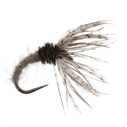 3 Pack Hares Ear Sakasa Kebari - Tenkara Flies - Size 14