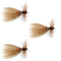 3 Pack Hornberg Special Streamer or Dry Fly - Hook Size 6