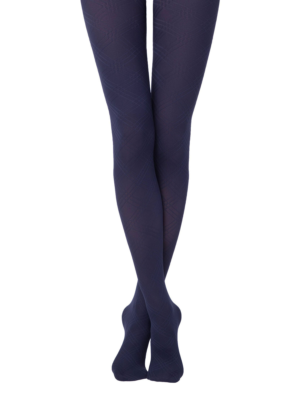 Conte Adele 45 Den - Fantasy Women's Tights with a relief geometric pattern "diamonds" (18S-16SP)