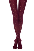 Conte Enjoy 50 Den - Fantasy Opaque Women's Tights with Sheer Polka Dots (19S-241SP)