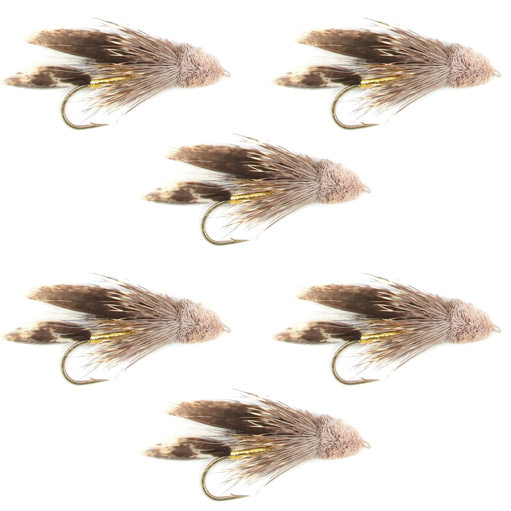 Muddler Minnow Streamer Fly - 6 Flies Size 8