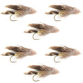 Muddler Minnow Streamer Fly - 6 Flies Size 8