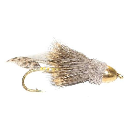 3 Pack Cone Head Muddler Minnow Trout and Bass Streamer Fly - Size 8