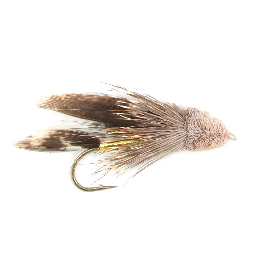Muddler Minnow Streamer Fly - 6 Flies Size 10
