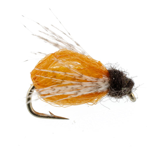 3 Pack LaFontaine Amber Deep Sparkle Caddis Pupa - Hook Size 14