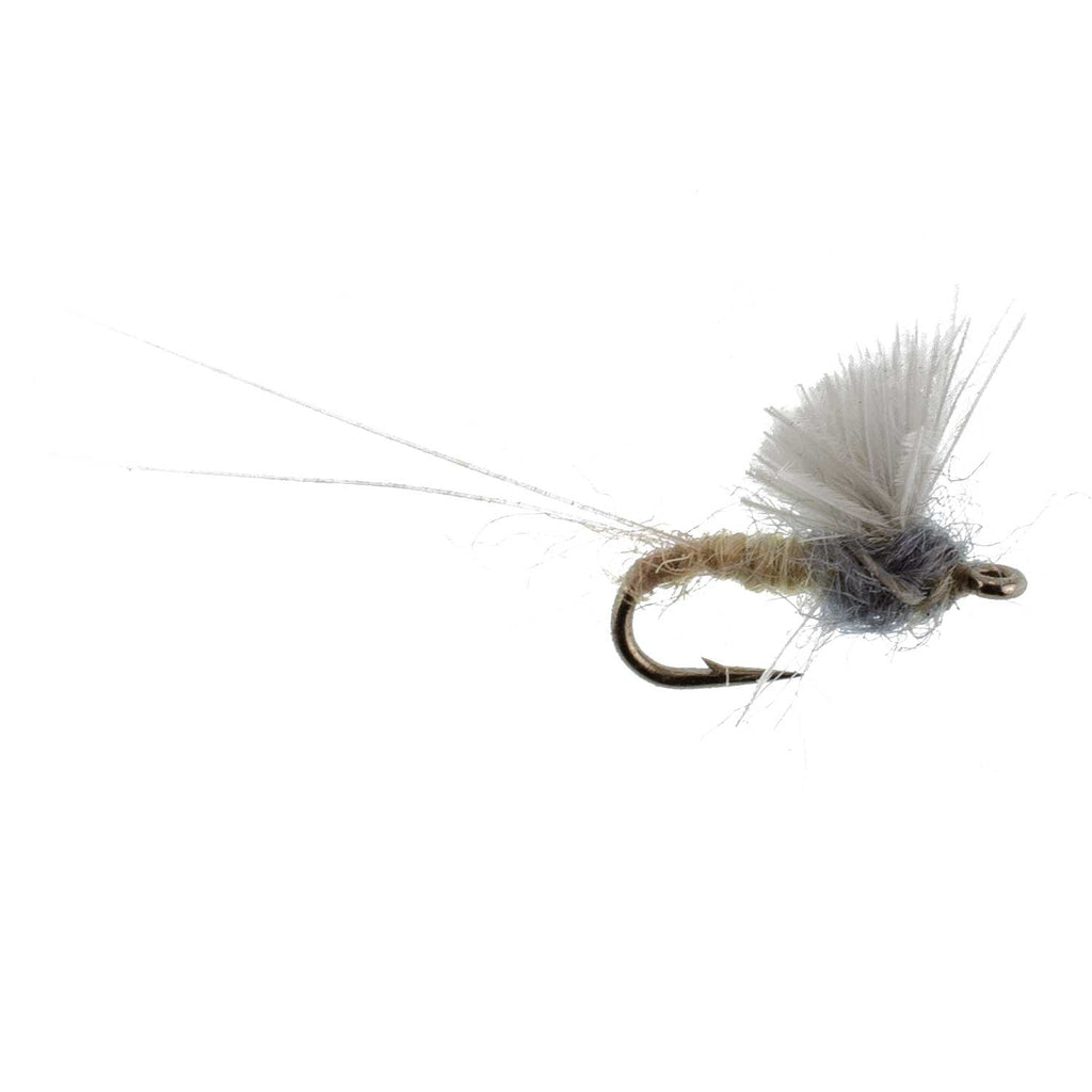 RS2 Gray Emerger Midge - 6 Flies Hook Size 22
