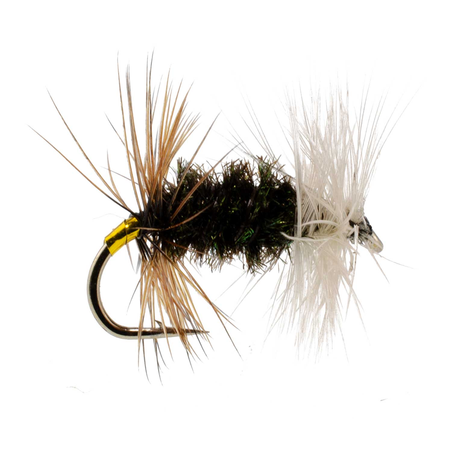 Renegade Classic Trout Dry Fly 12 Flies Hook Size 18