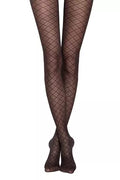 Conte Afina 30 Den - Fantasy Women's Tights with a geometric diamond pattern (19S-105SP)